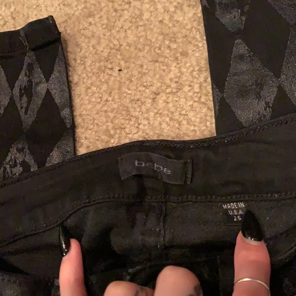 Bebe Harlequin pants - Picture 3 of 4